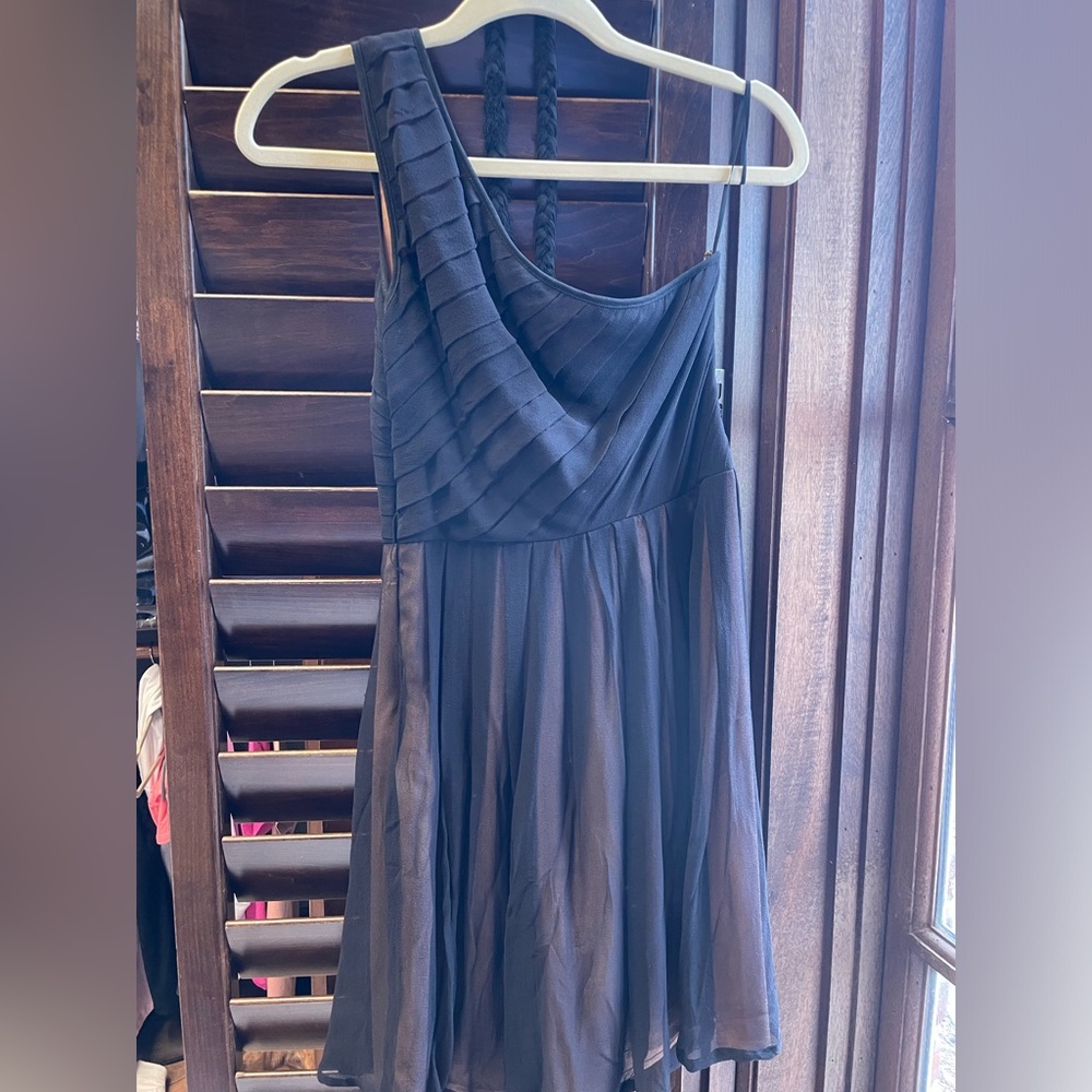 Hype size 2 black dress with gold liner